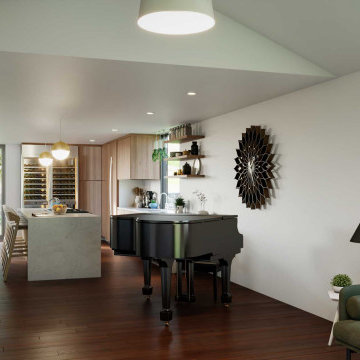 Hill House Remodel - Living & Dining