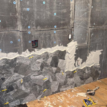 Modern Tile Flooring & Feature Wall Installation