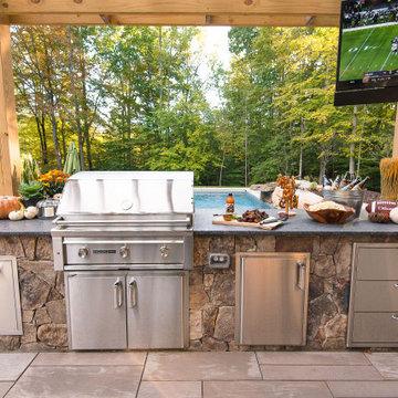 A Poolscape to be Enjoyed Year-Round