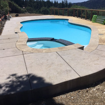 Residential Pool Remodel - Fiberglass Finish - SF Bay Area, CA