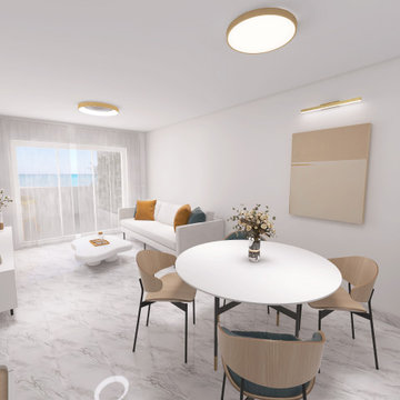 Salón-Comedor - Diseño 3D