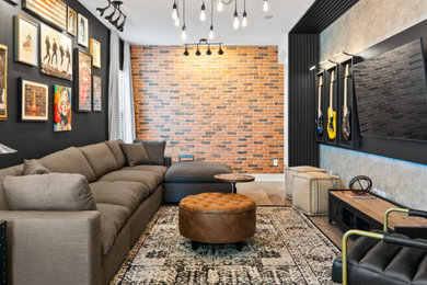 Inspiration for a modern home design remodel in Orlando