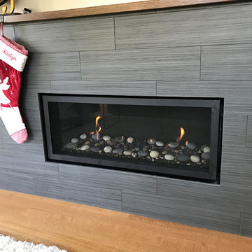 Tiled Fireplace