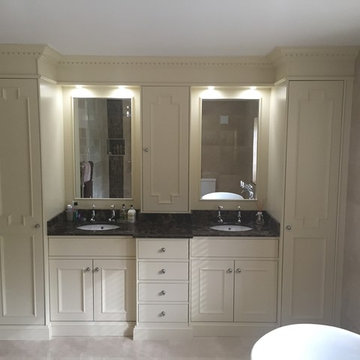 Bespoke handmade bathroom vanity cabinets