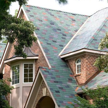 Multi-Color Synthetic Slate Roofing
