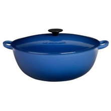 cobalt blue color pots and pans