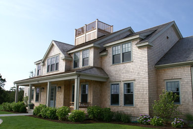 Example of a classic exterior home design in Boston