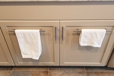 Before and after cabinet refinishing pictures