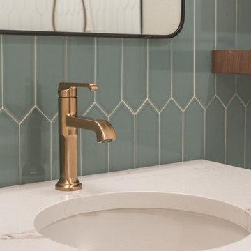 Modern Warm Bathroom Remodel | Boulder, Colorado