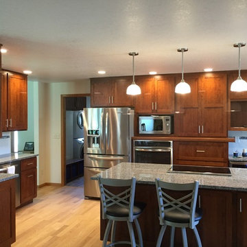 Open concept kitchen remodel