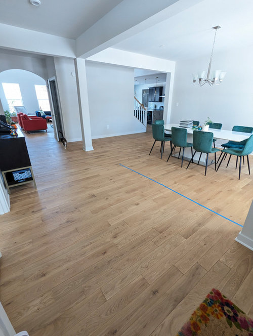 Close off dining room from entryway or how to separate open areas