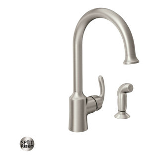 Moen 87301 Bayhill High Arc Kitchen Faucet - Transitional - Kitchen ...