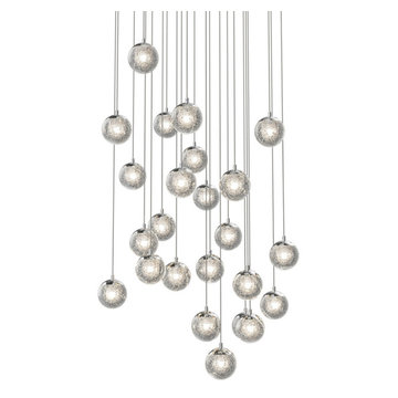 KA1923 Champagne Bubbles Story Chandelier for Luxury Living Rooms