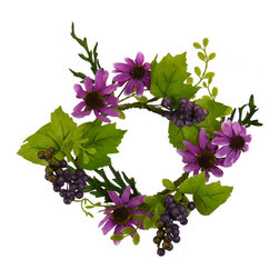 Shea's Wildflower - 4" Daisy Berry Ring - Wreaths And Garlands