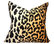 Braemore Jamil Velvet Cheetah Print with Down Pillow Insert 18x18