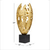Contemporary Gold Aluminum Metal Sculpture 560486