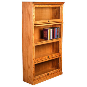 Traditional Oak Lawyers Bookcase, Altra Barrister Bookcase