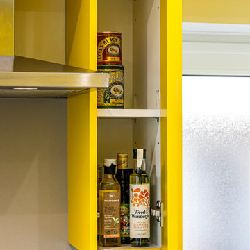 Small kitchen with lots of storage ideas