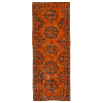 Rug N Carpet - Handmade Anatolian 4' 8'' x 12' 4'' Antique Runner Rug