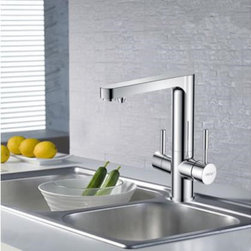 Solid Brass Kitchen Faucet with Drinking Water Function RO T3004 - Kitchen Faucets