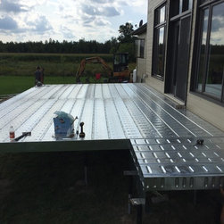 Paverdeck with wheel chair ramp - Landscaping Stones And Pavers