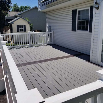 Deck Replacement - from Wood to Composite Picture Frame design