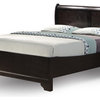 Traditional Cappuccino Panel Bed, Eastern King