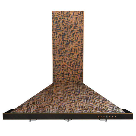 ZLINE 36 in. Designer Series Hand-Hammered Wall Mount Range Hood, 8KBH-36