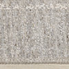 Paris Collection Gray Lines Flatweave Wool Blend Area Rug, 5'3"x7'7"