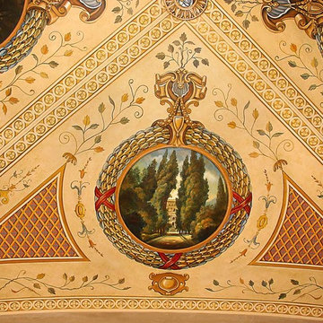 DETAIL - Decorative Ceiling Mural by Henriett Anri Michel