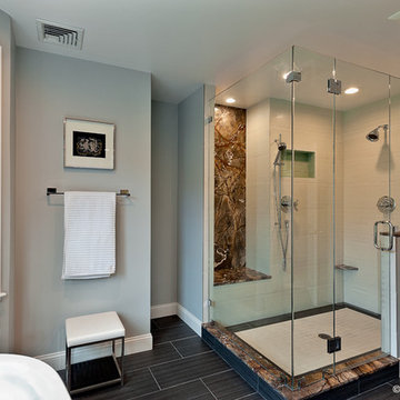 Modern Metrowest Boston Master Bathroom