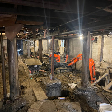 Bridgeport  Rear unit rehab and basement underpinning