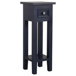 Elk Home - Elk Home Sutter, 26.8" End Table, Navy Finish - The Sutter End Table is perfectly proportioned forSutter 26.8 Inch End Navy *UL Approved: YES Energy Star Qualified: n/a ADA Certified: n/a  *Number of Lights:   *Bulb Included:No *Bulb Type:No *Finish Type:Navy