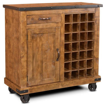 Larson Wine Cabinet Serving Cart
