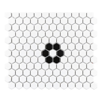Metro 1" Hex Porcelain Floor and Wall Tile (8.6 sqft./case)