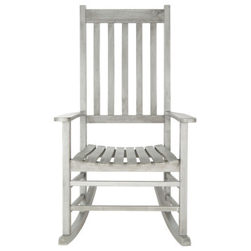 Safavieh Shasta Outdoor Rocking Chair, Gray Wash