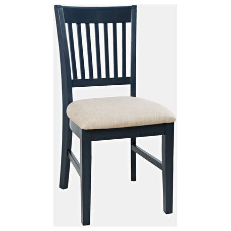 Craftsman Slat-Back Upholstered Desk Chair