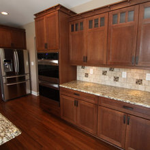 kitchen countertop and backsplash