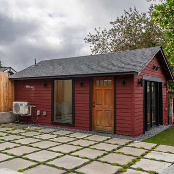 Backyard Studio Patio & Entry