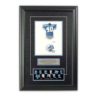 NFL Detroit Lions 1991 uniform original art – Heritage Sports Art