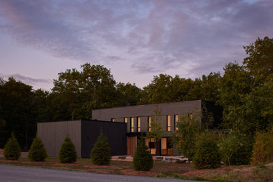 Inspiration for a modern exterior home remodel in Other