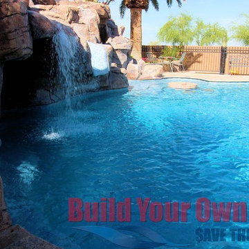 Arizona Swimming Pool and Grotto Designed by Build Your Own Pool