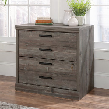 Pemberly Row Engineered Wood Lateral File in Pebble Pine/Brown