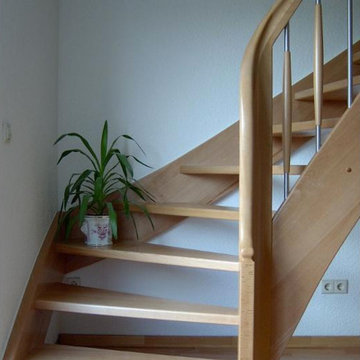Holztreppen verschiedener Art