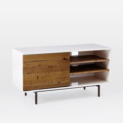 Reclaimed Wood + Lacquer Media Console - Products