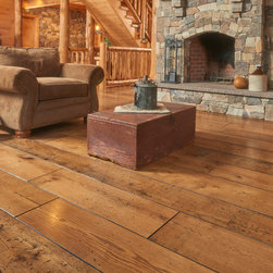 North Central PA Log Home - Hardwood Flooring