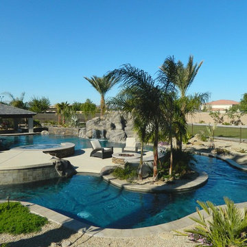 Lazy River Pool & Swim Up Bar in Arizona