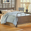 Hillsdale Furniture Kensington Queen Bed Set in Old Rust