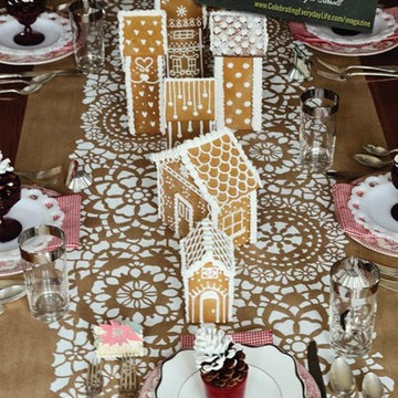 DIY Christmas Decorations & Crafts with Stencils