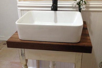 Butcher Block Vanity